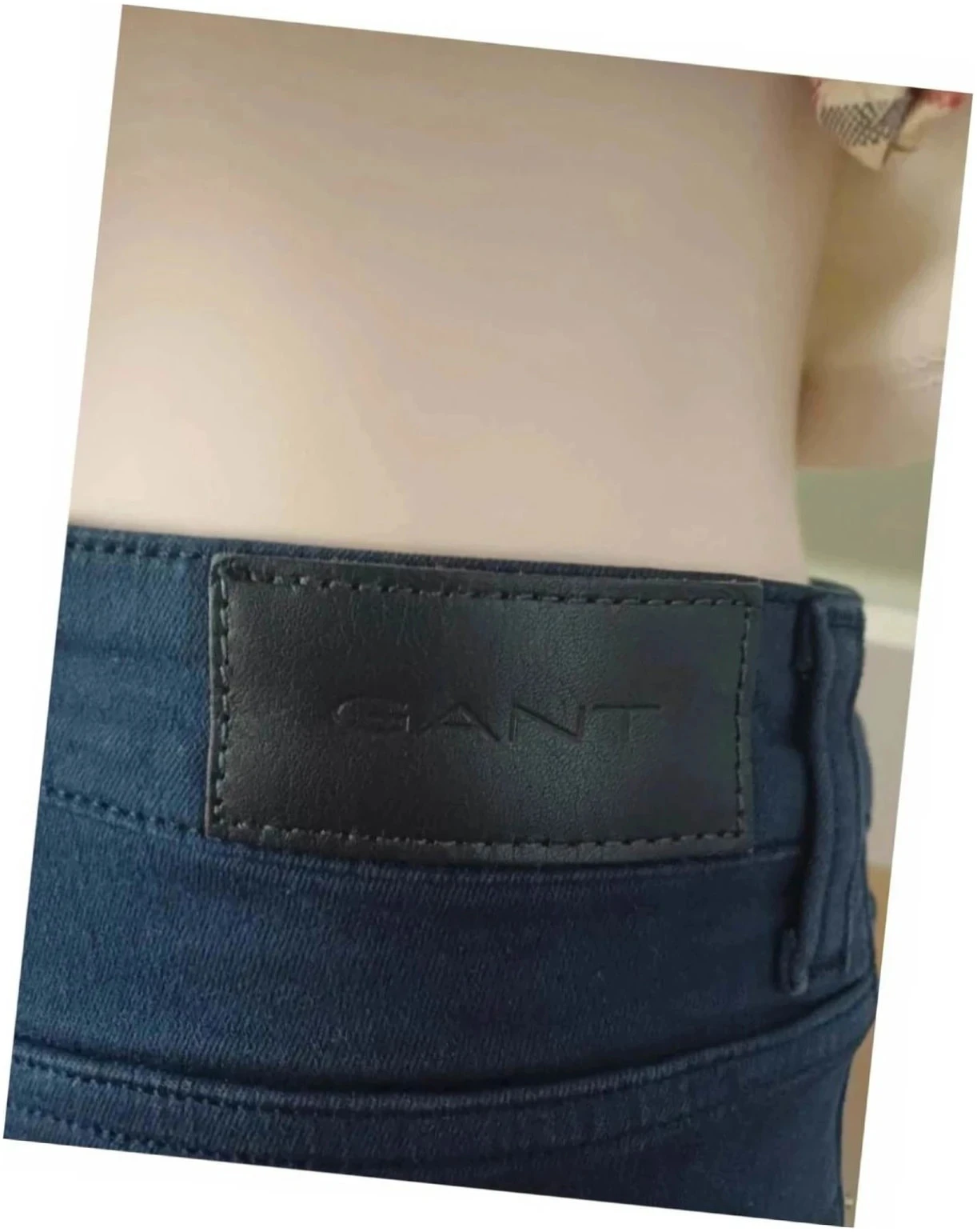 Pantalon Slim Gant - Bleu Marine - W27 L34 (Taille 34/36) – photo 9